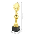 thumbnail image 2 of PAMINGONO Golden Plastic Trophy Award for and Sports Competitions with Lightweight Design, 2 of 8