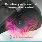 Logitech MX Master 4 for Mac, Ergonomic Bluetooth Mouse with Advanced Performance Haptic Feedback, Ultra-Fast Scrolling, USB-C Charging, Space Black