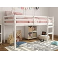 thumbnail image 6 of HH2Home Campbell Wood Twin Junior Loft Bunk Bed, White, 6 of 13