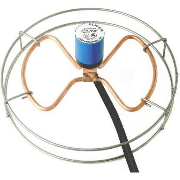 Farm Innovators Model H-429 Economical Submergible Tank De-Icer with Attached Guard, 1,500-Watt
