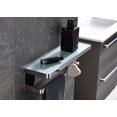 thumbnail image 4 of Lexora LSTR18152PCWG Bagno Bianca Stainless Steel White Glass Shelf with Towel Bar & Robe Hook, Chrome, 4 of 8