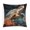 Pattern, variant on Pillow Case Oil Painting of A Sea Turtle with Coral And Sea Shells Linen Cushion Case Outdoor Home Decoration 16"x16" Home Decor Throw Pillows Cover Abstract Tortoise Outdoor Pillows