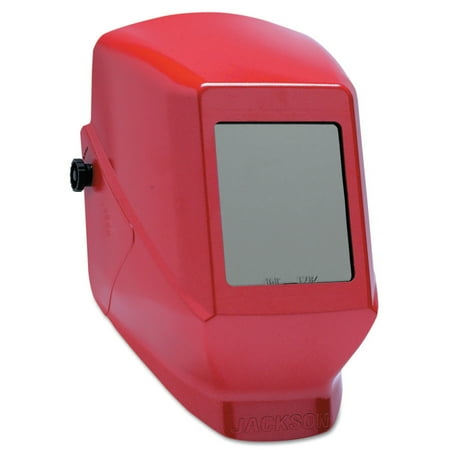 Keenguard Fixed Shade W10 HSL 100 Welding Helmet (14977), Red, 4 Units per Case