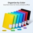 thumbnail image 6 of Folders with Multiple Pockets 30 Pocket A4 Plastic Document Folder Heavy Duty Folder with Dividers for School Classroom Office Home Filing Organizer Green, 6 of 9