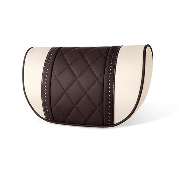 Kohagoki NAPPA Leather Car Neck Pillow For Mercedes-Maybach S-Class Headrest Car Travel Rear Seat Support Cushion Interior Accessories