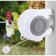 thumbnail image 2 of Tendedero retráctil para uso en interiores y exteriores, resistente al óxido, ahorra espacio, tendedero telescópico de fácil instalación, plástico duradero para montaje en pared, 2 of 5