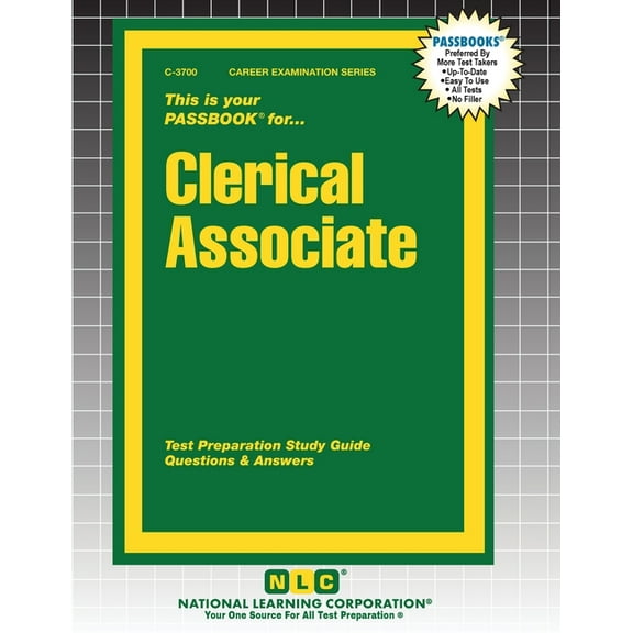 Career Examination Clerical Associate, Book 3700, (Paperback)