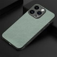 thumbnail image 4 of Designed for iPhone 16 Pro Max Folding Case, Carbon Fiber Texture + TPU, Shockproof Lightweight Slim Drop Protection Cover for iPhone 16 Pro Max, Green, 4 of 10