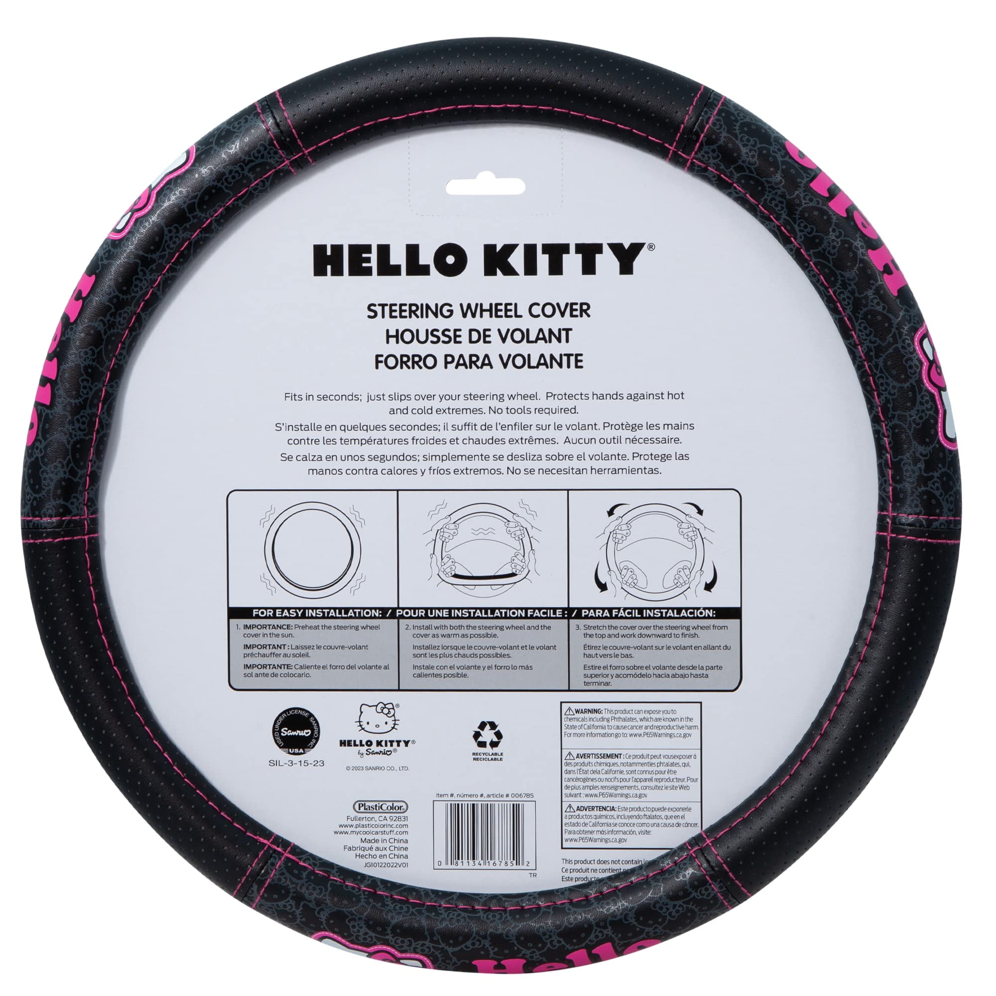 Hello Kitty Collage Speed Grip Wheel Cover