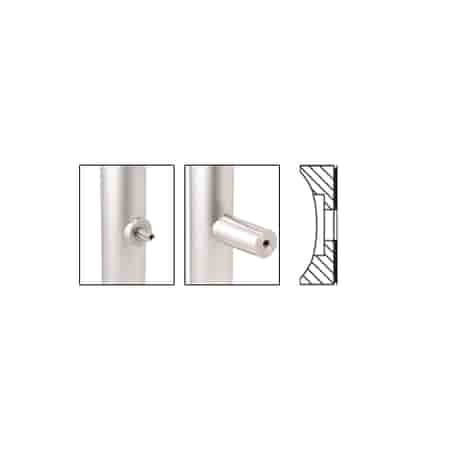 

1Pc CRL STA112BS 316 Brushed Stainless 1-1/2 Tubing Adaptor for 1-1/4 Diameter Standoff