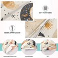 thumbnail image 3 of Cute Crescent Moon and Sun Plush Pillow Cases King Size Ultra Soft Warm Pillowcases with Zipper 20"x40", 3 of 9