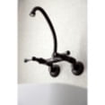 thumbnail image 3 of Kingston Brass KS314ORB Kingston Two Handle Wall Mount Kitchen Faucet, Oil Rubbed Bronze, 3 of 5