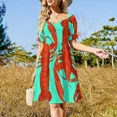 thumbnail image 3 of Lobsters Sleeveless Dress Clothing Women's evening dress dresses ladies 2024 summer party dresses women, 3 of 7