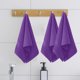 thumbnail image 5 of Toallas absorbentes suaves de colores, paquete de 5, color morado, 5 of 7