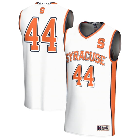 Unisex GameDay Greats White #44 Syracuse Orange Lightweight Collegiate Basketball Fashion Jersey