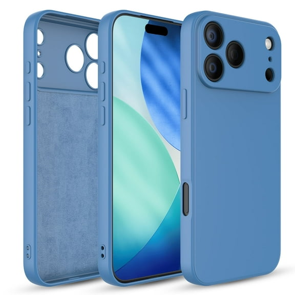 Elegant Choise for iPhone 17/17 Air/17 Pro/17 Pro Max Silicone Case Soft Anti-Scratch Protective Cover