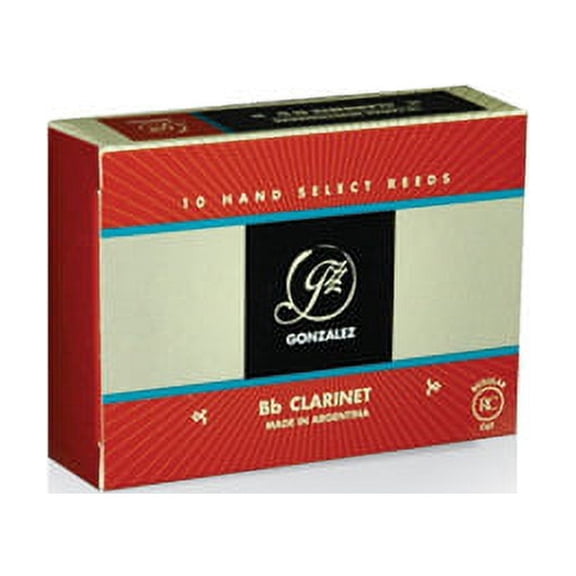 Reed, Bb Clarinet Gonzalez Regular Cut, 10/Box, #