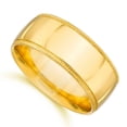 thumbnail image 3 of Pompeii Milgrain Wedding Band 14K Yellow Gold (,), 3 of 5
