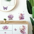 thumbnail image 4 of DIY Rub on Transfer Decals for Furniture Crafts Decor 6"x12" 3Pcs Fairy and Flower Waterproof UV DTF Transfer Decals Sticker for Dresser Lingerie Chests Drawer Glass Porcelain Wood Plastic DIY, 4 of 8