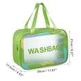 thumbnail image 2 of 1 Pc Bolsa de Cosméticos Clara y Conveniente para Mujeres para Vacaciones, Camping y Viajes de Negocios Verde-L, 2 of 4