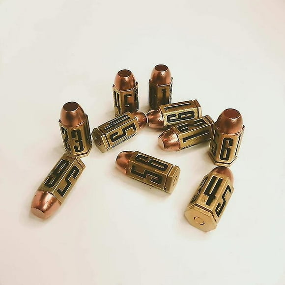 Juego de Dados de bala JanHm 6 piezas Dados explosivos