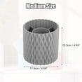 thumbnail image 2 of Unique Bargains 1 Pcs 360° Rotating Makeup Organizer Makeup Brush Holder Organizer Multi-Functional Pen Holder gray, 2 of 7