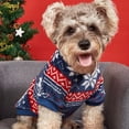 thumbnail image 1 of Suéter navideño para mascotas, otoño e invierno, cálido, sencillo, cómodo, estampado para gatos, 1 of 5