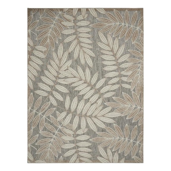 Pemberly Row 7'x10' Natural Indoor/Outdoor Polypropylene Rug