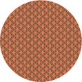 thumbnail image 1 of Ahgly Company Machine Washable Indoor Round Transitional Orange Gold Area Rugs, 3' Round, 1 of 7