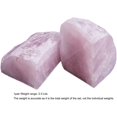 thumbnail image 3 of AMOYSTONE Rose Quartz Crystal Stone Bookends Bookcase Small Home Office with Rubber Bumpers Books 1 Pair 2-3 LBS, 3 of 8