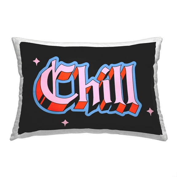 Stupell Industries Modern Bold Chill Decorative Printed Throw Pillow, 14 x 20