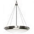 thumbnail image 2 of Nuvo 60-493 - Hanging Dome Pendant Light Fixture in Brushed Nickel Finish, 2 of 2