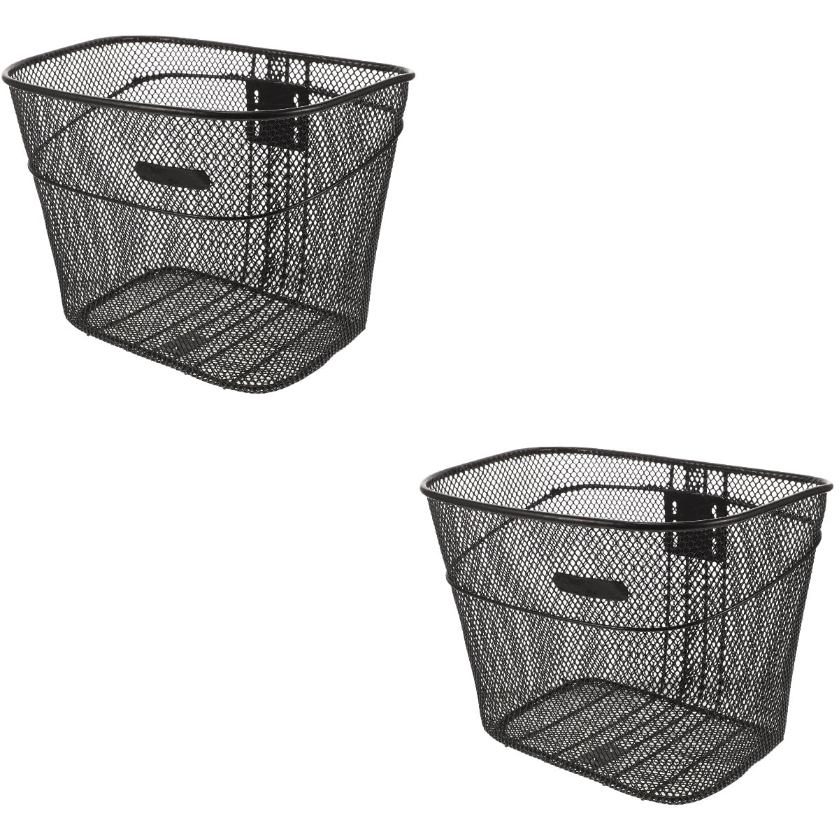 FELTECHELECTR Mlins 2Pcs Sturdy Metal Bike Front Basket for Cycling Handlebar Use