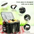 thumbnail image 6 of Tirrinia Large Insulated Cooler Bag Outdoor Leakproof Cooler Tote Portable Freezer Bag, 6 of 7