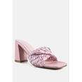 thumbnail image 2 of Pout Pro Braided Raffia Block Sandals, 2 of 10