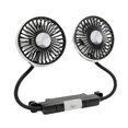 thumbnail image 3 of Ventilador de enfriamiento de automóvil para el asiento trasero USB alimentado 2 modos de iluminación Ventilador de autos potente para el asiento tras, 3 of 9