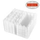 thumbnail image 2 of BESTONZON 50 Pcs 18 Grids Quail Egg Storage Box Plastic Transparent Egg Dispenser Holder Case Refrigerator Egg Protection Box (19.8x10.2x3.9cm), 2 of 4