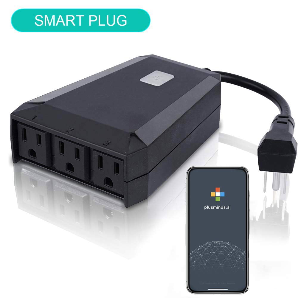 “Happyline”Outdoor Smart Plug,Outdoor WiFi Outlet with 3 Sockets