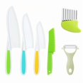 thumbnail image 1 of Set de Cocina para Ninos Cuchillo Utensilios de Cocina 6 Piezas Multicolor, 1 of 5