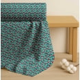 thumbnail image 4 of Soimoi Cotton Voile Fabric Leaves & Poppy Floral Printed Craft Fabric by the Yard 42 Inch Wide, 4 of 7