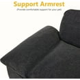 thumbnail image 3 of Lovupet Dog Couch for Large Breed, Fabric Dog Sofa Bed with Anti-Slip Bottom, PS215, 3 of 7