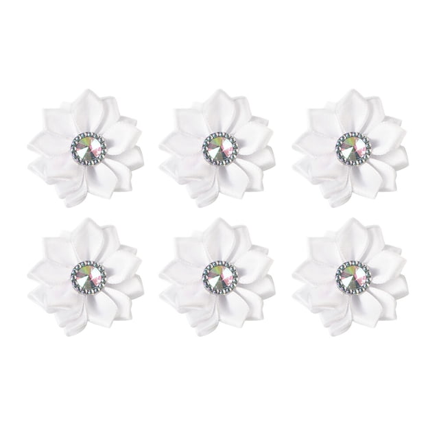 DEEPCRAFF 20Ud Flores De Tela Para Proyectos DIY Y Accesorios Con Clip