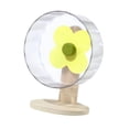 thumbnail image 1 of TISHITA Hamster Exercise Wheel Silent 22cm Guinea Pig Running Toy for Hedgehogs, Transparent, 1 of 8