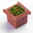 thumbnail image 2 of 5 Unidades 1/150 Modelo Cuadrado Camas DIY Múltiples Cajas De Combinación Para La Decoración Sunnimix Macizos de flores cuadrados en miniatura, 2 of 6