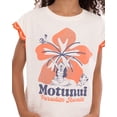 thumbnail image 3 of Disney Moana Girl’s Crochet Trim Crewneck Tee with Dolman Sleeves, Sizes 4-16, 3 of 8