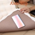 thumbnail image 4 of 11 Pcs Luxury Thickened Plush Car Seat Cushion Set Non-Slip Soft Fluffy Faux Rabbit Fur Protector Warm Front and Back Seat Covers Automotive Interior Accessories, 4 of 6