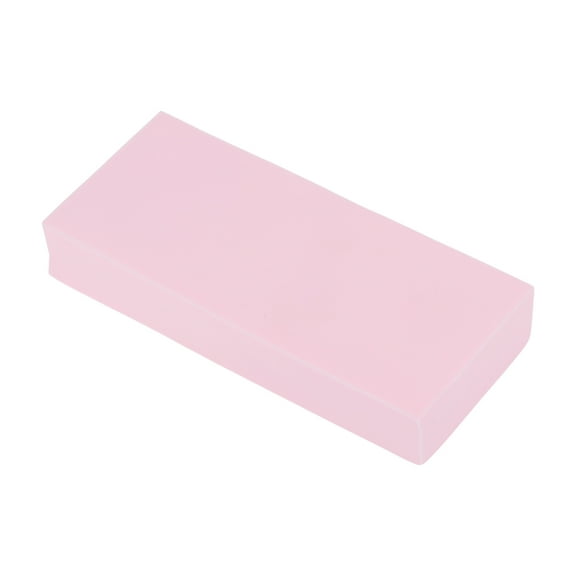 Unique Bargains 1 Pc Rectangular Bath Sponge Body Scrubber Pink