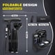 thumbnail image 5 of Bastón plegable BigAlex con luz LED, base cuádruple pivotante, ajustable y bolsa de transporte para hombre y mujer., 5 of 5