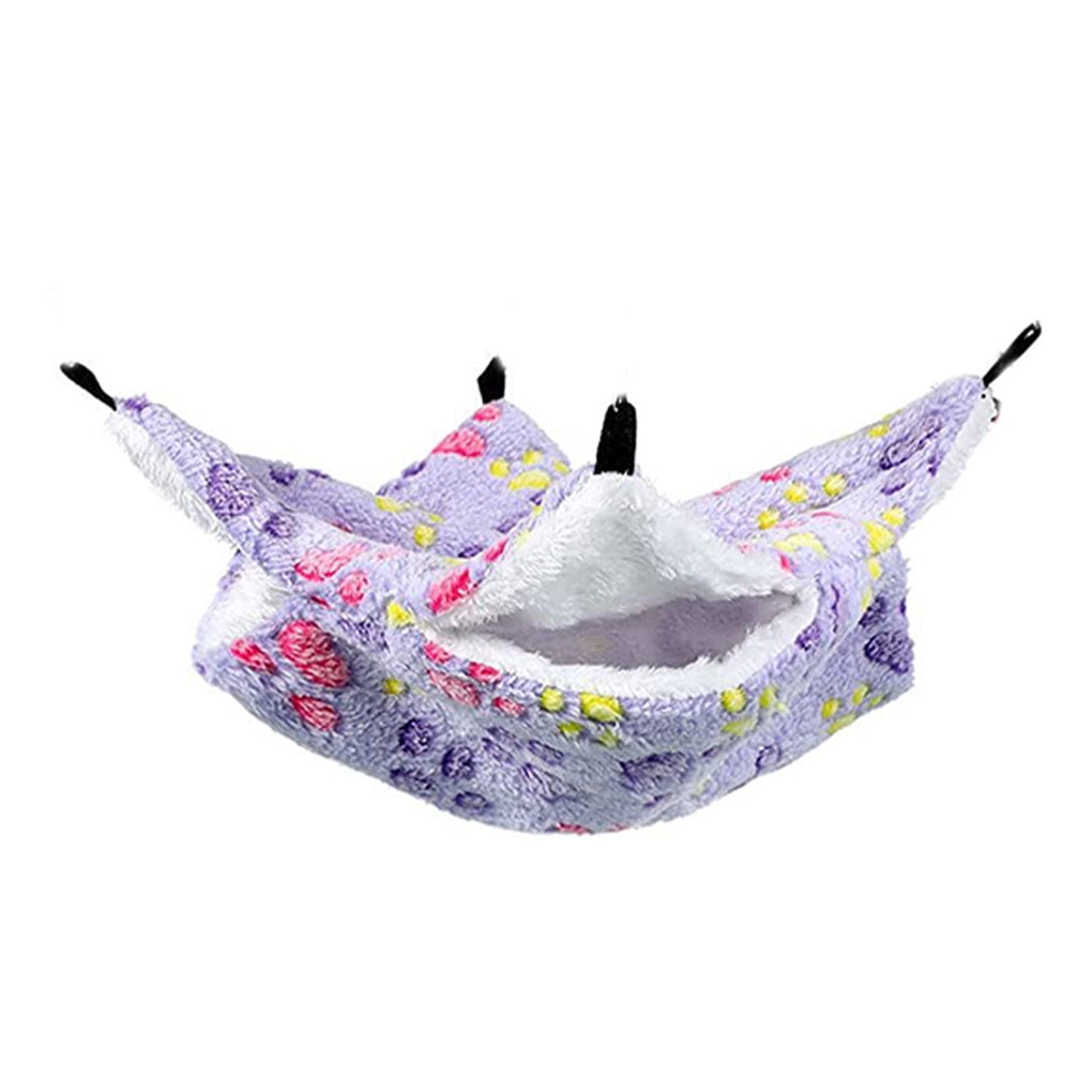Xingzhi Hanging Rat Toys Interactive Fun For Small Rodent Maintenance And Cleaning Purple Feet 35*35