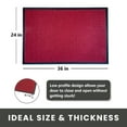 thumbnail image 3 of Envelor Front Door Mat Indoor Outdoor Entrance Doormat Non Slip Durable Floor Mat for Entry Mat Kitchen Rugs Home Decor Rugs Heavy Duty Mat Welcome Mat, 24 x 36 Inches, Maroon, 3 of 7